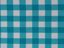 Table Checks Turquoise